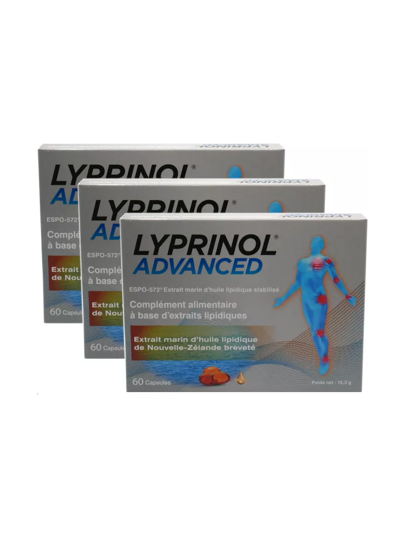 LYPRINOL ADVANCED (Pack 3 boîtes,180 capsules)