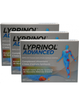 LYPRINOL ADVANCED (Pack 3 boîtes,180 capsules)